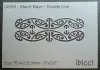 ibicci Maori Wave Double Line Cake stencil